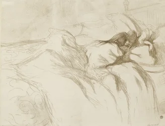 Liegende Frau - Aufwachen, 1896