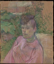 Frau im Garten von Monsieur Forest, 1889-91