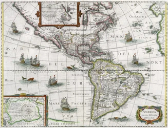 Karte der Amerikas, 1631