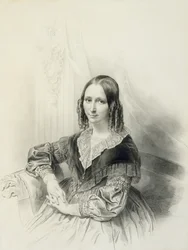 Porträt von Suzanne Herckenrath, 1843