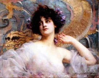 Porträt einer jungen Schönheit