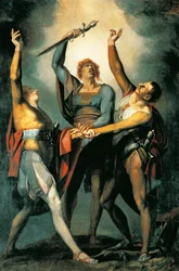 Die drei Eidgenossen beim Rütlischwur