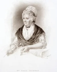 Sarah Trimmer, britische Kinderbuchautorin (Stich)