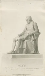 Handsworth - Denkmal von James Watt: Punktierstich, nd [?19. Jh.] (Druck)