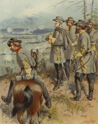 General Robert E. Lee in Fredericksburg