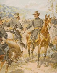General George Henry Thomas (1816-70) in der Schlacht von Chickamauga, 20. September 1863