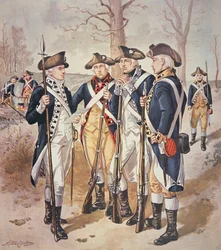 Infanterieuniformen der (amerikanischen) Kontinentalarmee von 1779-83