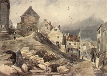 Straßenszene, Robin Hoods Bay