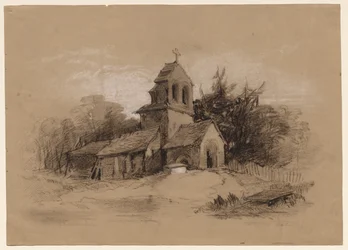 Kirche in einer Landschaft