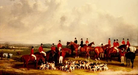 Das Treffen der Hirschhunde, um 1845