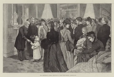 Öffentlicher Empfang des Präsidenten im Weißen Haus, Washington