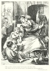 Die ausgezeichnete Frau (Gravur)