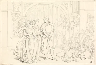 Illustration zu Pilgerreise, 10. (Der Pilger in der Rüstung)