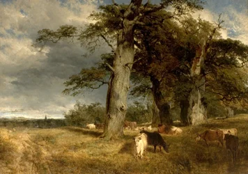 Landschaft in den Dukeries, Nottinghamshire, 1850