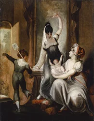 Eine Mutter mit ihrer Familie auf dem Land, 1806-7