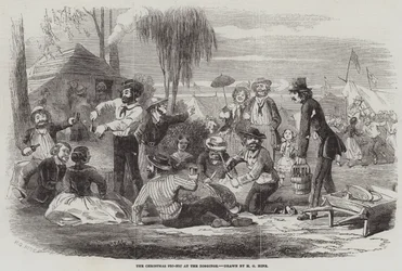 Das Weihnachts-Picknick bei den Grabungen