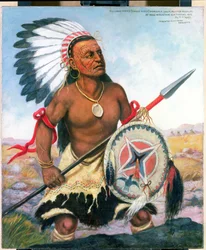 Porträt von Crazy Horse, 1876