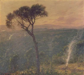 Ein ligurisches Tal, ca. 1910