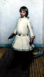 Mädchen mit einem Springseil