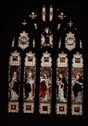 Christus und die vier Evangelisten