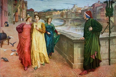 Dante und Beatrice, 1883, 1912