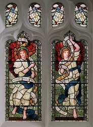 Grasmere, St. Oswald, Dienende Engel, 1893