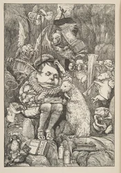 Der Biber brachte Papier, Mappe und Stifte