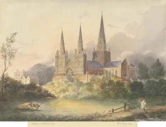 Lichfield Kathedrale - Westansicht