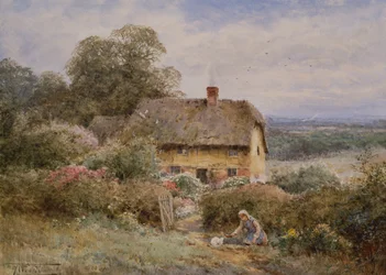 Ein malerisches Cottage, Warwickshire