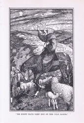 Er könnte auf den wilden Hügeln getroffen worden sein, 1912