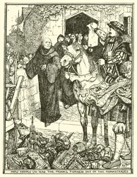 Wie Heinrich VIII. die Mönche aus den Klöstern vertrieb