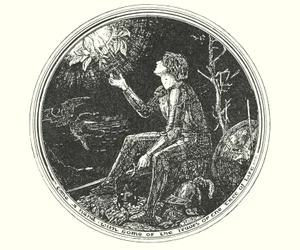 Illustration für "Die Pilgerreise" von John Bunyan