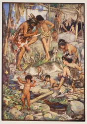 Die Höhlenmenschen, Illustration aus 