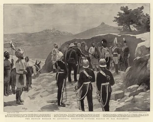 Die britische Mission nach Abessinien, Empfang außerhalb von Harrar durch Ras Makonnen