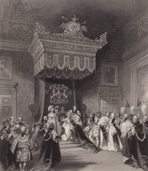 Königin Victoria auf dem Thron, St. James