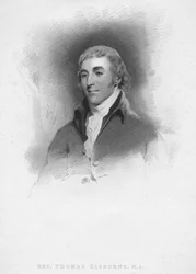 Pfarrer Thomas Gisborne, M.A., um 1814