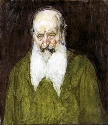 Kopf eines Juden in Palästina, 1899, überarbeitet ca. 1918-1920