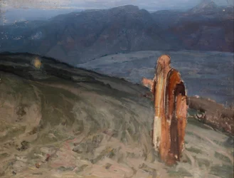Studie für Moses und den brennenden Dornbusch