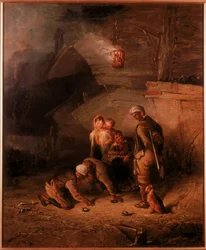 Bergleute spielen Quoits