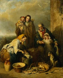Die Familie des Fischers, 1861