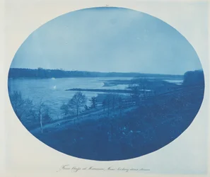 Von den Klippen bei Merrimac, Minn. Blick flussabwärts