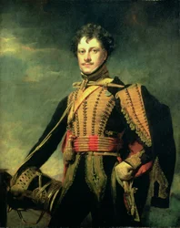 Lt. Col. Sir John James Fraser in Husarenuniform