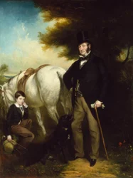 Sir John Henry Lethbridge und Sohn