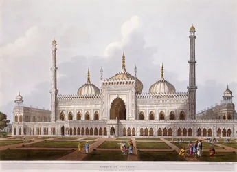Moschee in Lucknow, 1824
