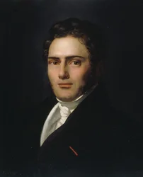 Porträt von Saint-Amand Bazard 1791-1832, 1821