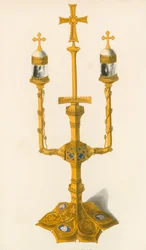 Ein Reliquiar, spätes 15. Jahrhundert