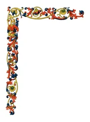 Dekorativer Rand, 15. Jahrhundert, 1843