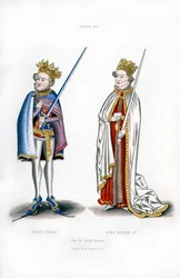 König Johann und König Heinrich I., um 1440, 1843