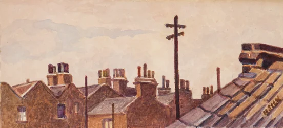 Dächer von Rounton Road, ca. 1930