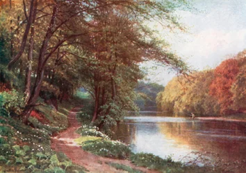 Am Fluss Ayr, Ayrshire